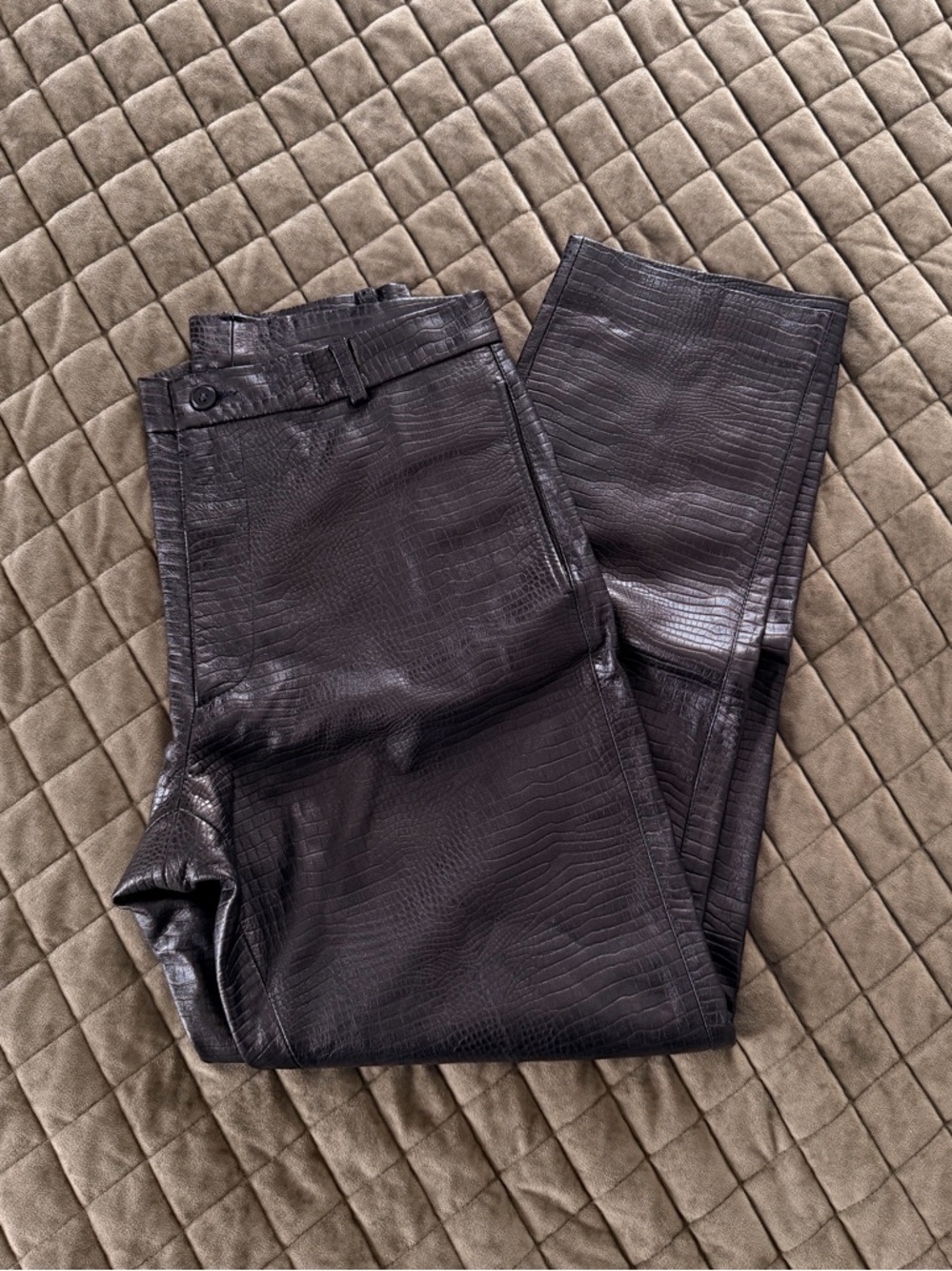 Michael Hoban Leather Pants